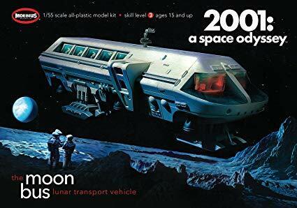MO2001-1 Moebius 1/50 2001 Moon Bus Plastic Model Kit Moebius