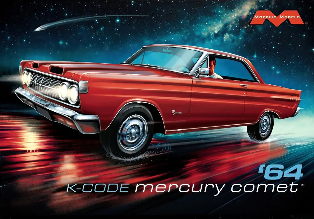Moebius 1/25 1964 K-Code Mercury Comet Plastic Model Kit