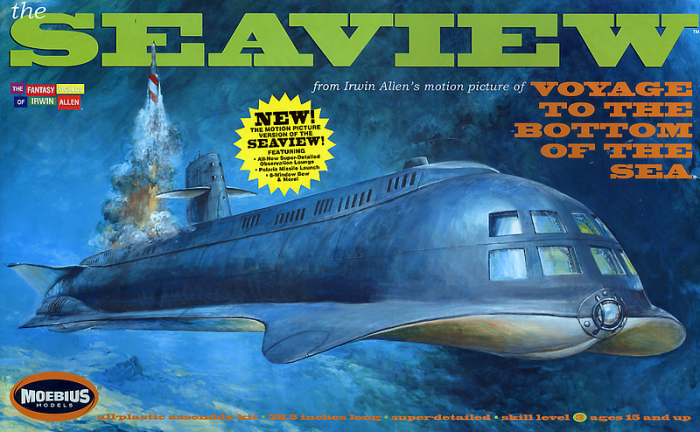 MO708 Moebius 8 Window Movie Seaview (39 inch) revised Plastic Model Kit Moebius