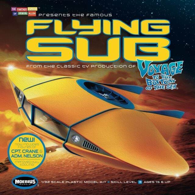 MO817 Moebius 1/32 VTTBS Flying Sub, revised Plastic Model Kit Moebius