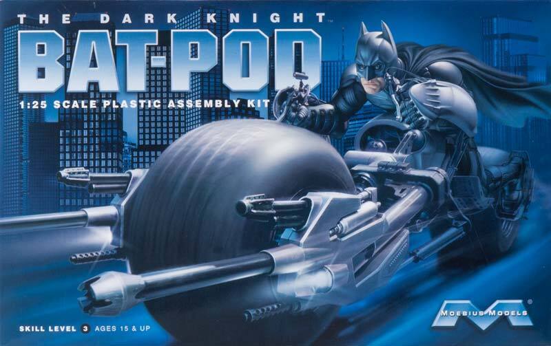 MO920 Moebius 1/25 Batman Dark Knight Rises Bat-Pod Plastic Model Kit [920] Moebius