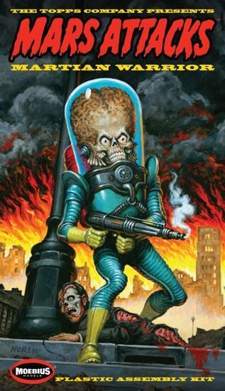 MO936 Moebius 1/8 Mars Attacks! Martian Figure Plastic Model Kit [936] Moebius