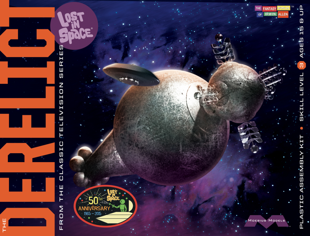 MO965 Moebius 1/350 Lost in Space Derelict Plastic Model Kit Moebius