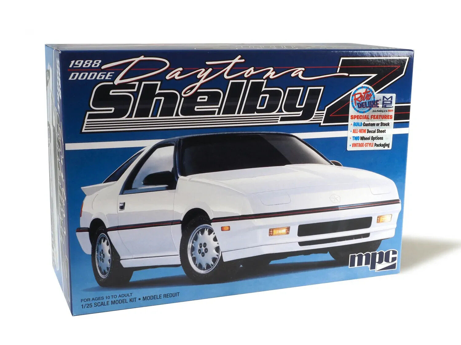 MPC 1/25 1988 Dodge Shelby Daytona Plastic Model Kit