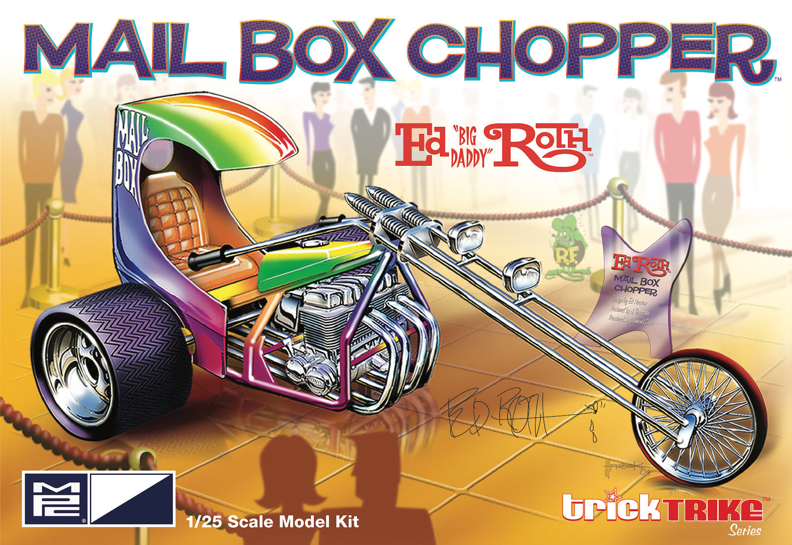 MPC892 MPC 1/25 Ed Roth's Mail Box Clipper (Trick Trikes Series) Plastic Model Kit MPC