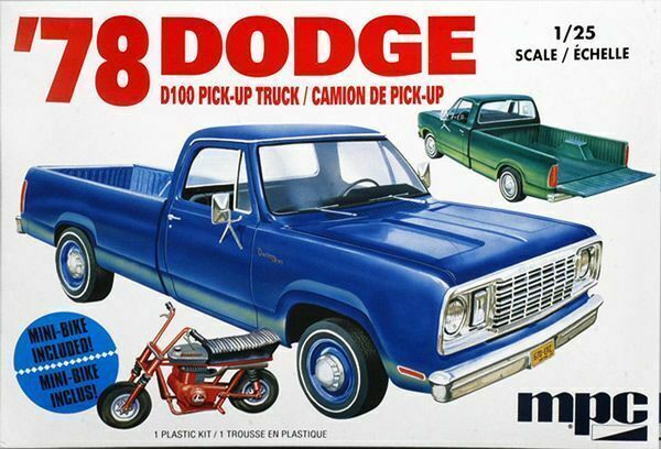 MPC901M MPC 1/25 1978 Dodge D100 Custom Pickup Plastic Model Kit MPC