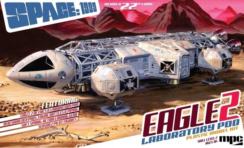 MPC923 MPC 1/48 Space:1999 Eagle II w/Lab Pod Plastic Model Kit MPC