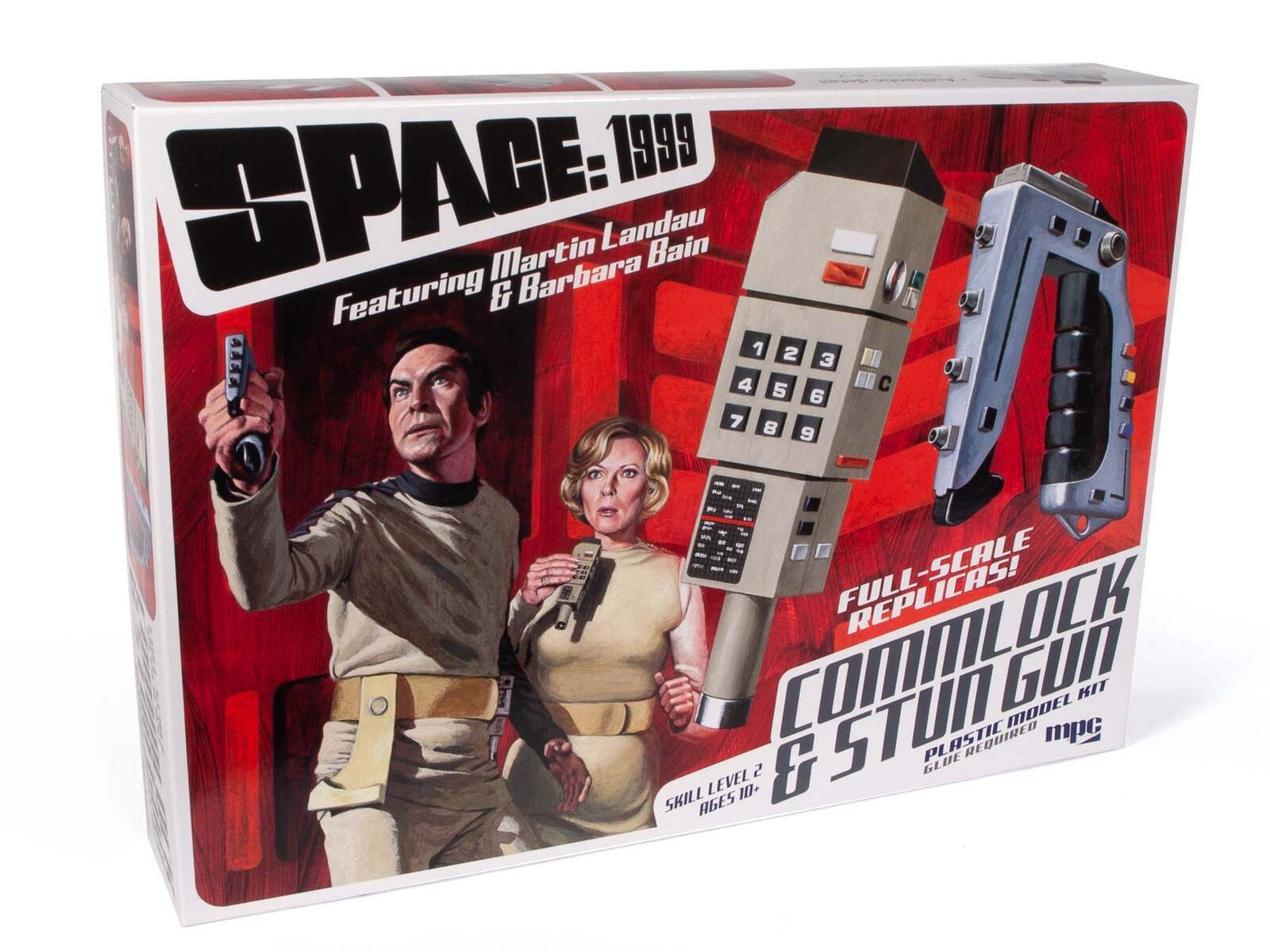 MPC941 MPC 1/1 Space: 1999 Stun Gun & Commlock Plastic Model Kit MPC