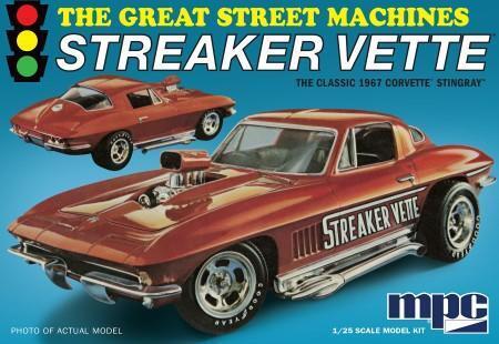 MPC973 MPC 1/25 1967 Chevy Corvette Stingray "Streaker Vette" Plastic Model Kit MPC