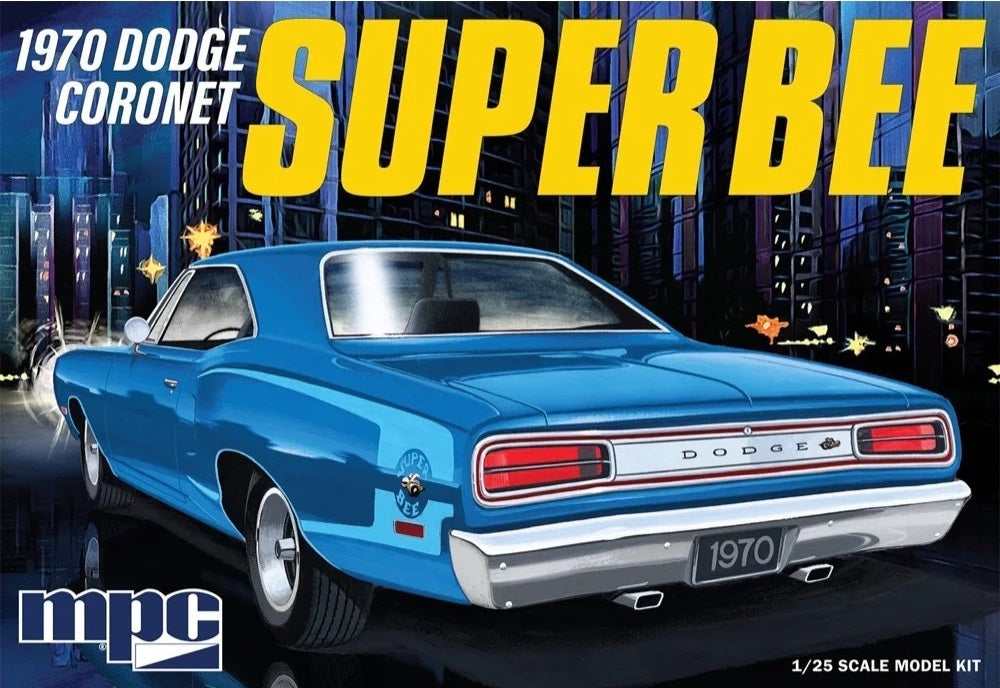 MPC985 MPC 1/25 1970 Dodge Coronet Super Bee Plastic Model Kit MPC