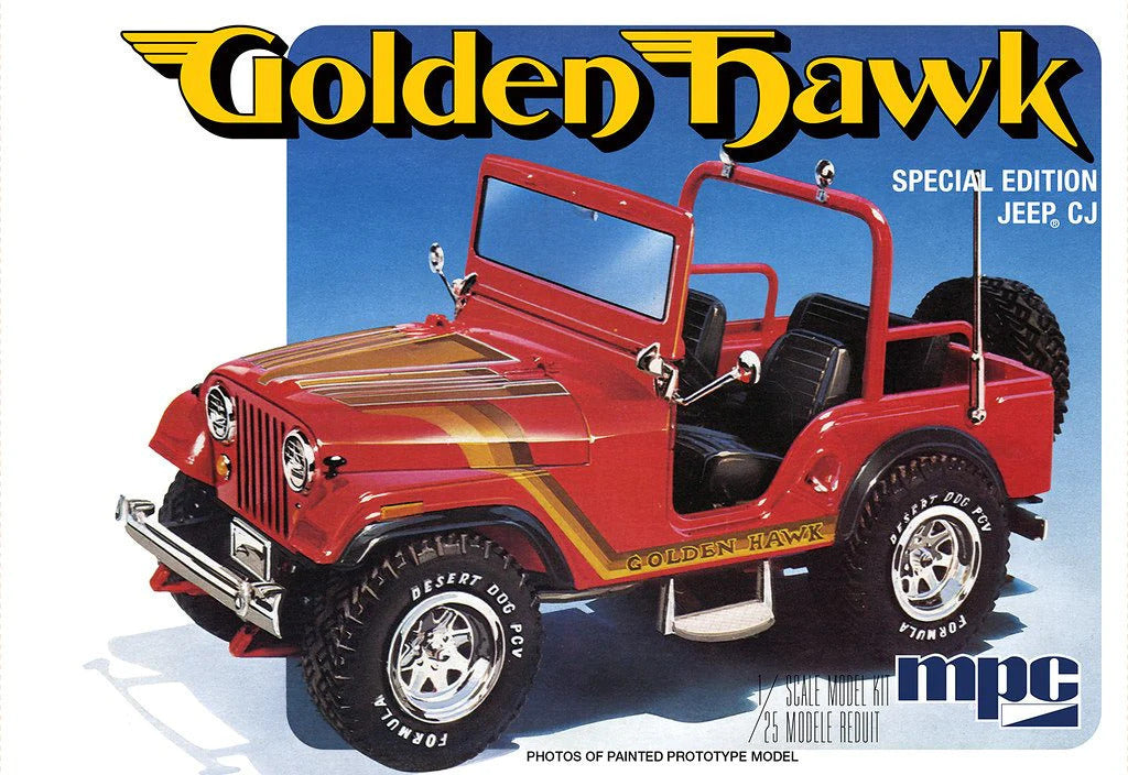 MPC986 MPC 1/25 1981 Jeep CJ5 Golden Hawk Plastic Model Kit MPC