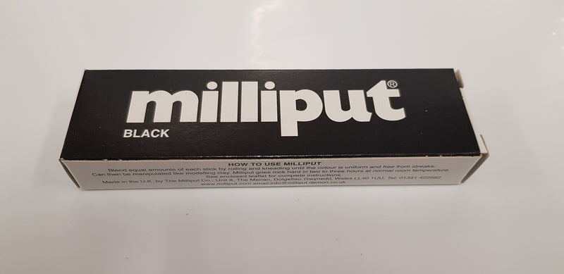 MPT-BLACK MILLIPUT BLACK 2-PART EPOXY PUTTY