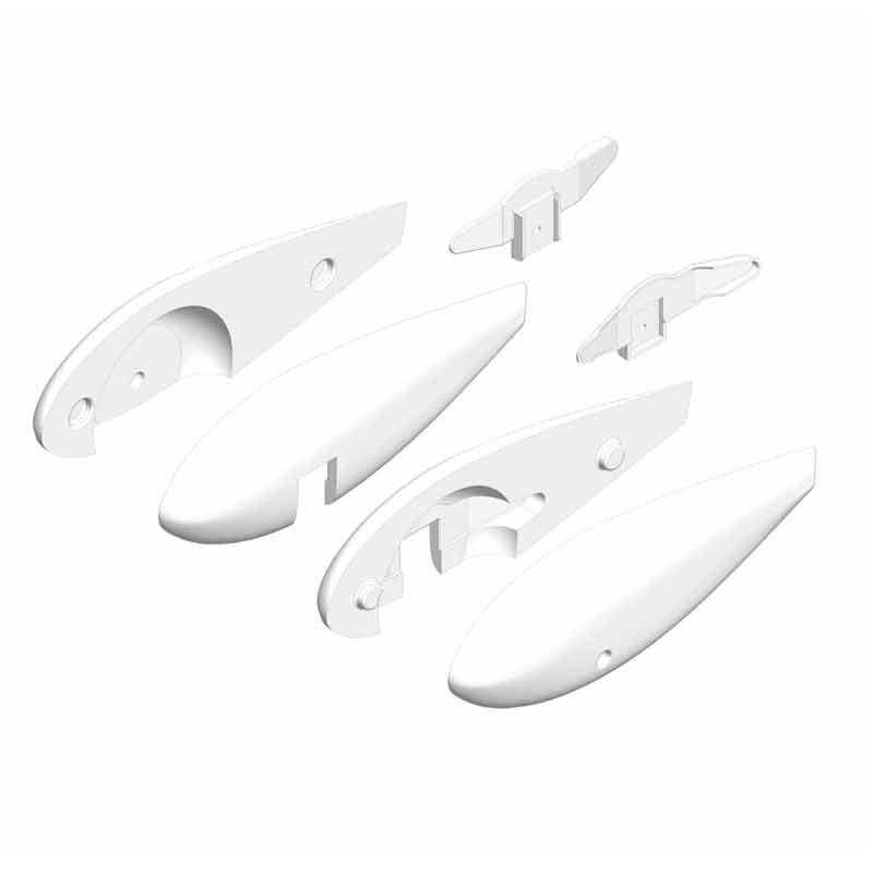 MPX1-00855 Multiplex Wheel Pants, AcroMaster Pro Multiplex