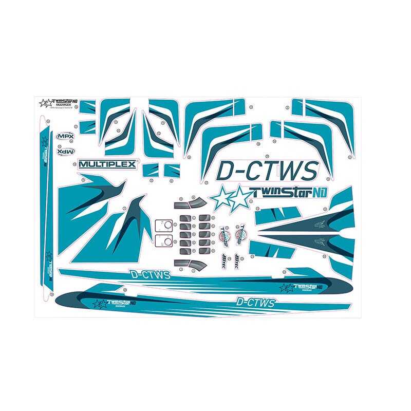 MPX1-00956 Multiplex TwinStar ND Decal Sheet Multiplex