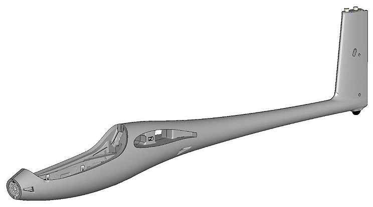 MPX1-01462 Multiplex Fuselage, Lentus Multiplex
