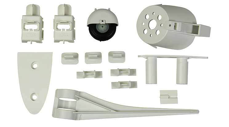 MPX1-01474 Multiplex Fuselage and Tail Plastic Parts Set, Lentus Multiplex