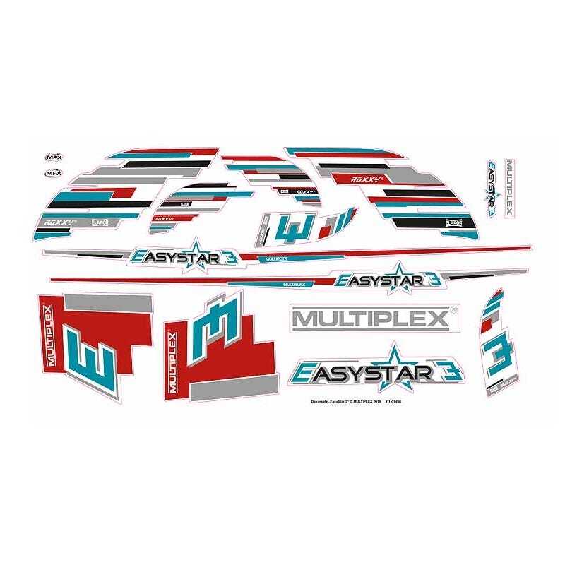 MPX1-01498 Multiplex Decal Sheet, EasyStar 3 Multiplex
