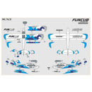 MPX1-01516 Multiplex Blue Decal Sheet, FunCub NG Multiplex