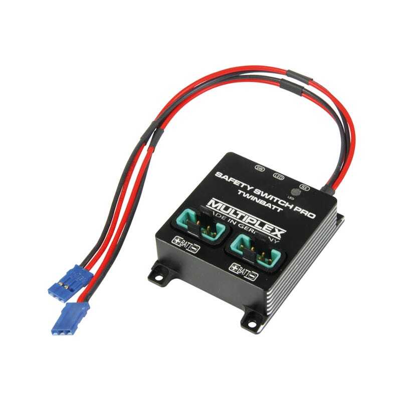 MPX1-01746 Multiplex Twin Battery Safety Switch Pro Multiplex