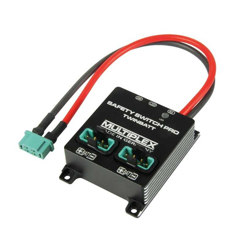 MPX1-01747 Multiplex Twin Battery Safety Switch Pro, M6 Connector Multiplex