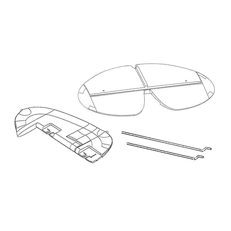 MPX1-02056 Multiplex Tail Plane, FunCub XL ND Multiplex