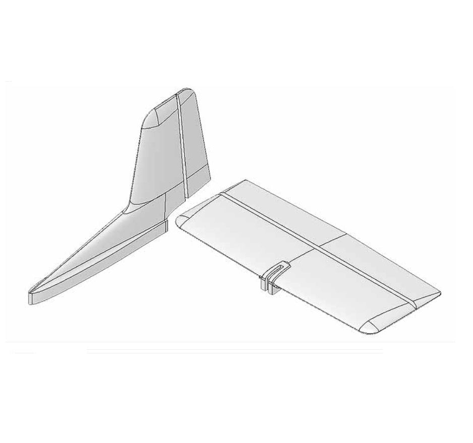 MPX224173 Multiplex Twinstar II Tail Set Multiplex