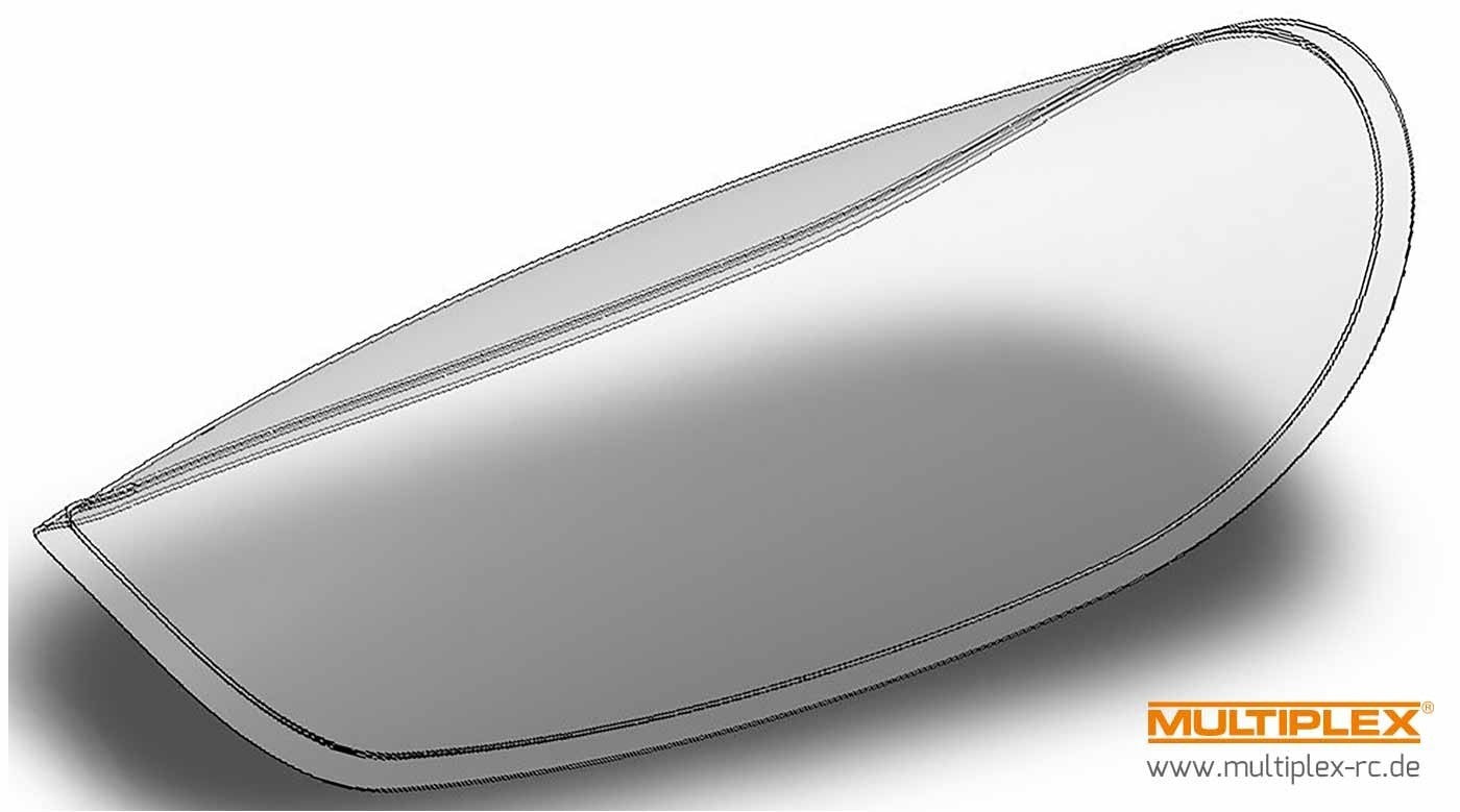 MPX224251 Multiplex Canopy Glass Solius Multiplex