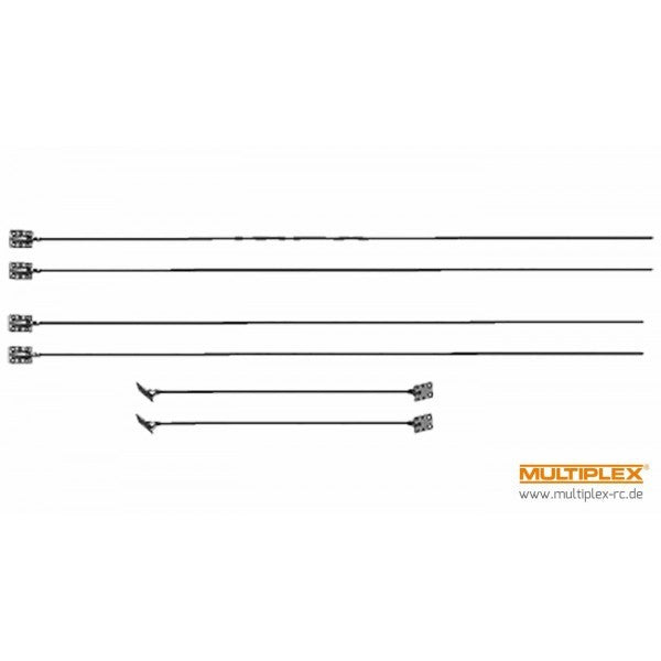 MPX224384 Multiplex Carbon Stabs For Wing And Elevator Stuntmaster Multiplex