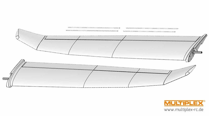 MPX224396 Multiplex Heron Replacement Wing Set