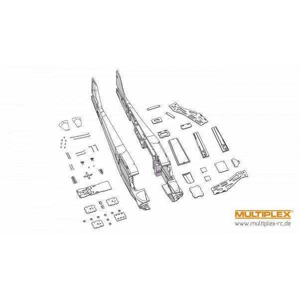MPX224430 Multiplex Fun Cub XL Fuselage Set Multiplex