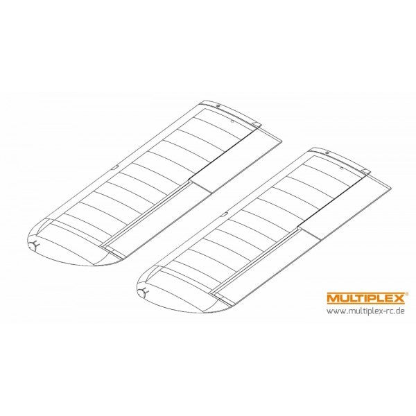 MPX224433 Multiplex Fun Cub XL Replacement Wing Set Multiplex