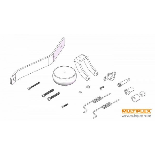 MPX224438 Multiplex Fun Cub XL Tail Wheel Multiplex