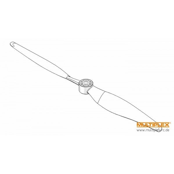 MPX224448 Multiplex 15x8 Propeller, Fun Cub XL Multiplex