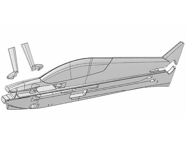 MPX224822 Multiplex Parkmaster Pro Replacement Fuselage and Undercarriage Set