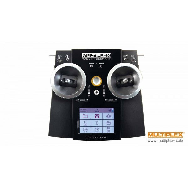 MPX25161 Multiplex Cockpit Sx9 Transmitter with Rx-9 Receiver Multiplex