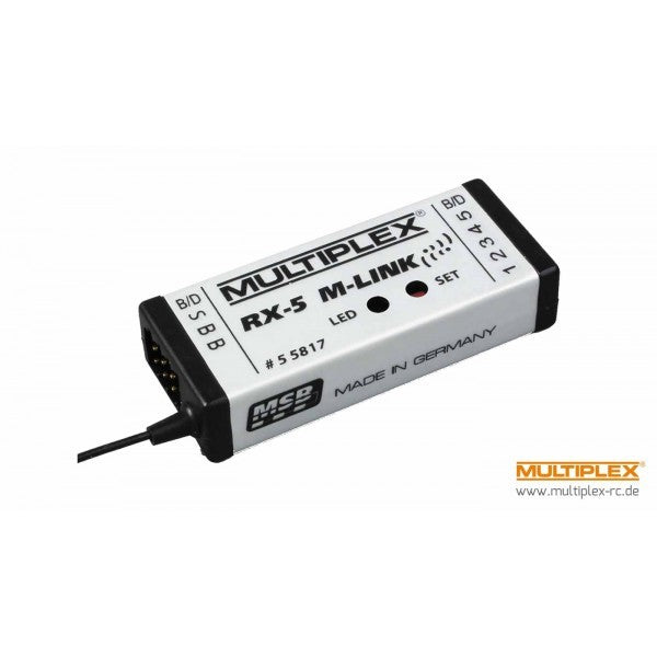 MPX55817 Multiplex Receiver Rx-5 M-Link 2.4 Ghz Multiplex