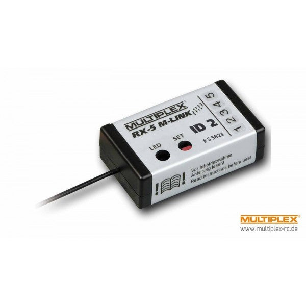 MPX55823 Multiplex Receiver Rx-5 M-Link Id 2 2.4 Ghz Multiplex