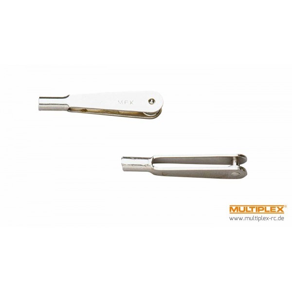 MPX702023 Multiplex Metal Clevis M2.5. 10 Pcs. Multiplex