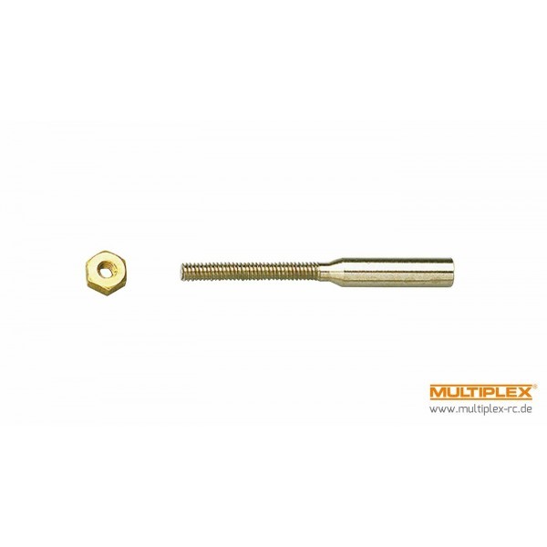 MPX702031 Multiplex Solder Coupler M3. 2.6mm 10 Pcs. Multiplex