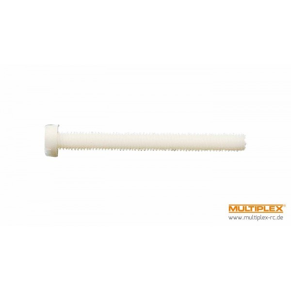 MPX713338 Multiplex Plastic Cheesehead Screws M5x35. 10 Pcs.