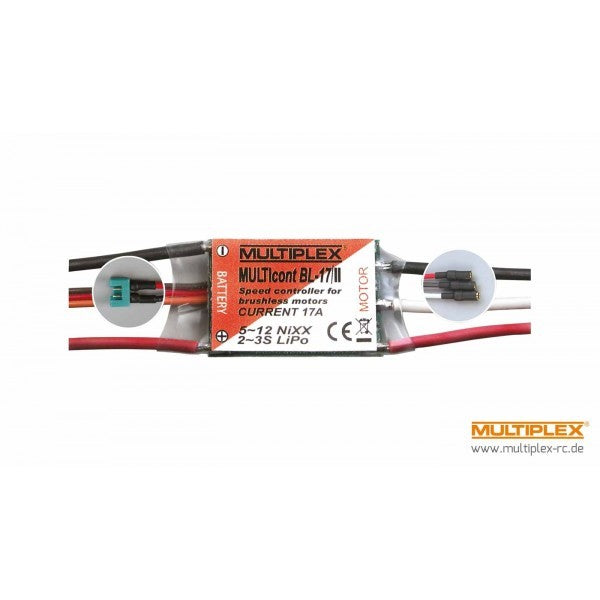 MPX72280 Multiplex ESC Multicont Bl-17/Ii Multiplex