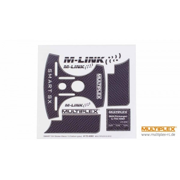MPX724393 Multiplex Decal 3 Smart Sx Multiplex