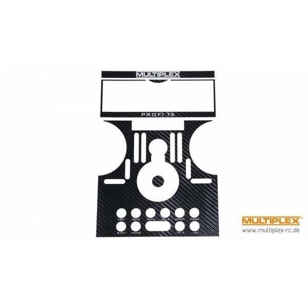 MPX724407 Multiplex Decal Profi Tx Carbon Black Multiplex