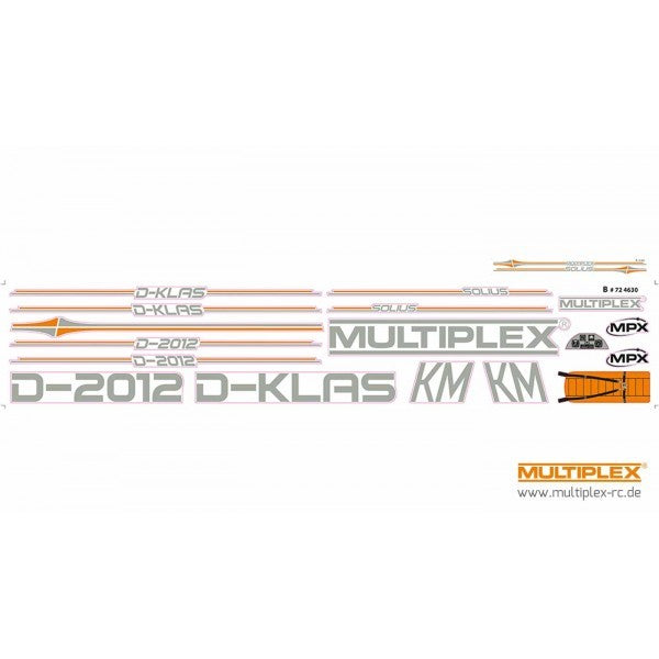 MPX724630 Multiplex Solius Decal