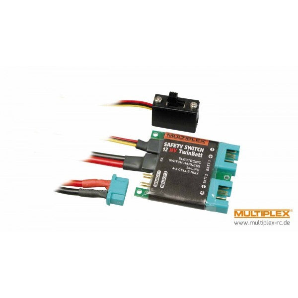 MPX85010 Multiplex Safety-Switch 12hv Twinbatt (M6) Multiplex