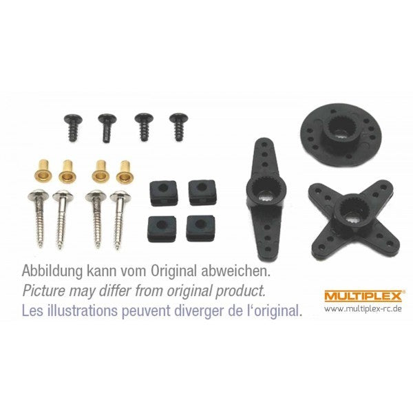 MPX85027 Multiplex Rhino Servo Horn Set (Plastic) Multiplex