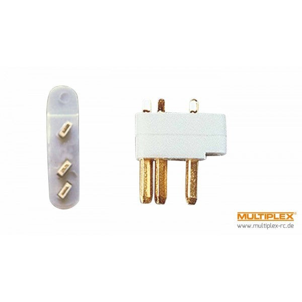 MPX85218 Multiplex 3-Pin Servo Plugs. 5 Pcs. (Mpx) Multiplex