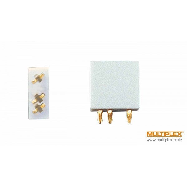 MPX85221 Multiplex 3-Pin Socket 5 Pcs. (Mpx) Multiplex