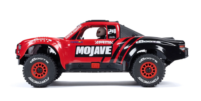 Arrma Mojave Grom 1/18 4x4 Desert Truck RTR, Red/Black, ARA2104T1