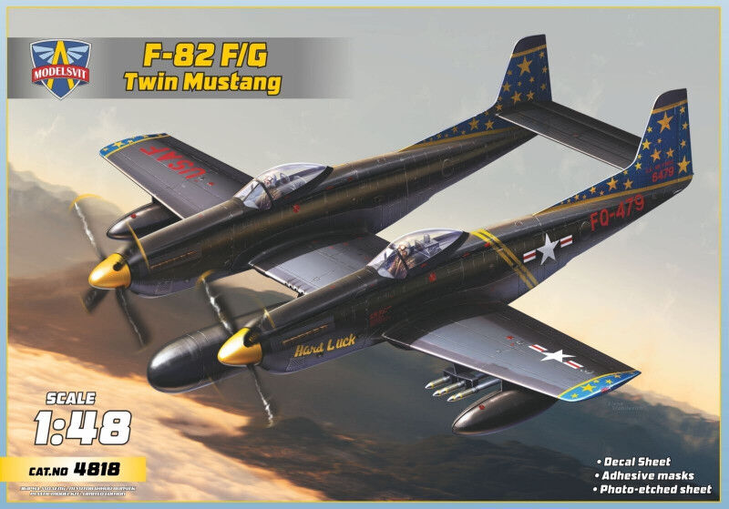 ModelSvit 1/48 F-82F/G Twin Mustang Plastic Model Kit
